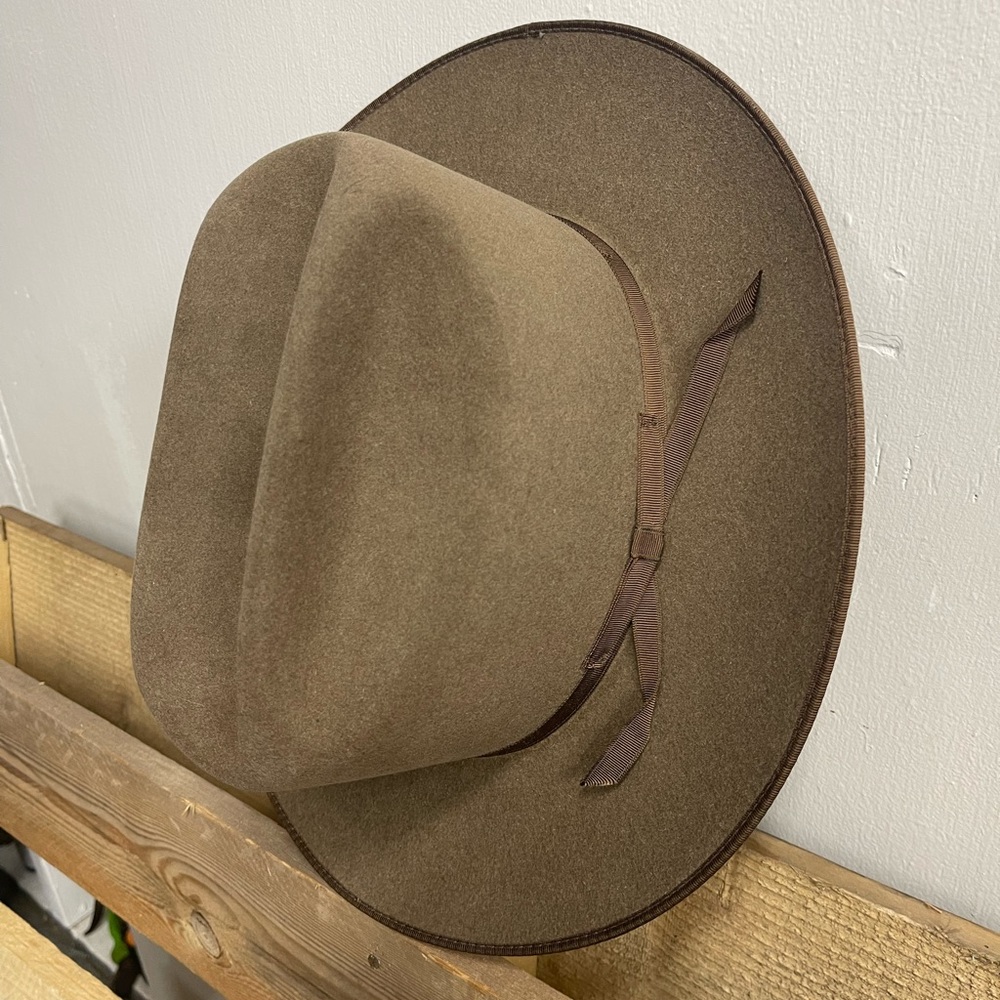 Stetson Open 6x Fur Felt Fedora Hat